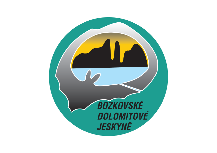 Bozkové dolomitové jeskyně - logo