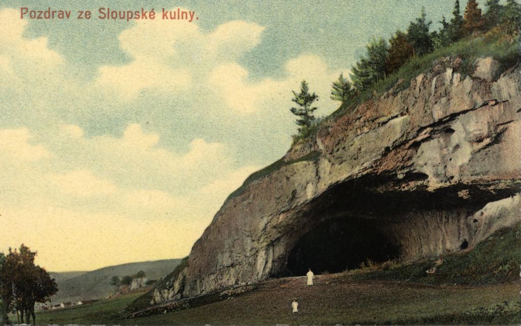 Jeskyně Kůlna historický snímek