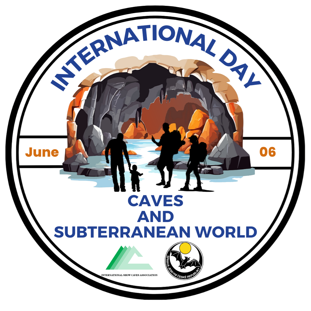 Mezinárodní den jeskyní a podzemního světa (International Day of Caves and the Subterranean World) - logo