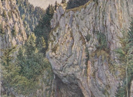 Macocha. Tato pohlednice bude dňa 15.II.1935 verejne slosovaná na rieditelstve štátných loterií v Praze (1934)
