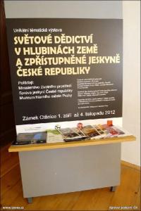 Dny jeskyní 2012 - výstava v zámku Ctěnice