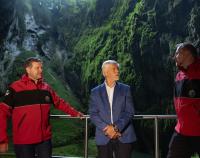 Návštěva prezidenta Petra Pavla v Punkevních jeskyních, 26. 9. 2023